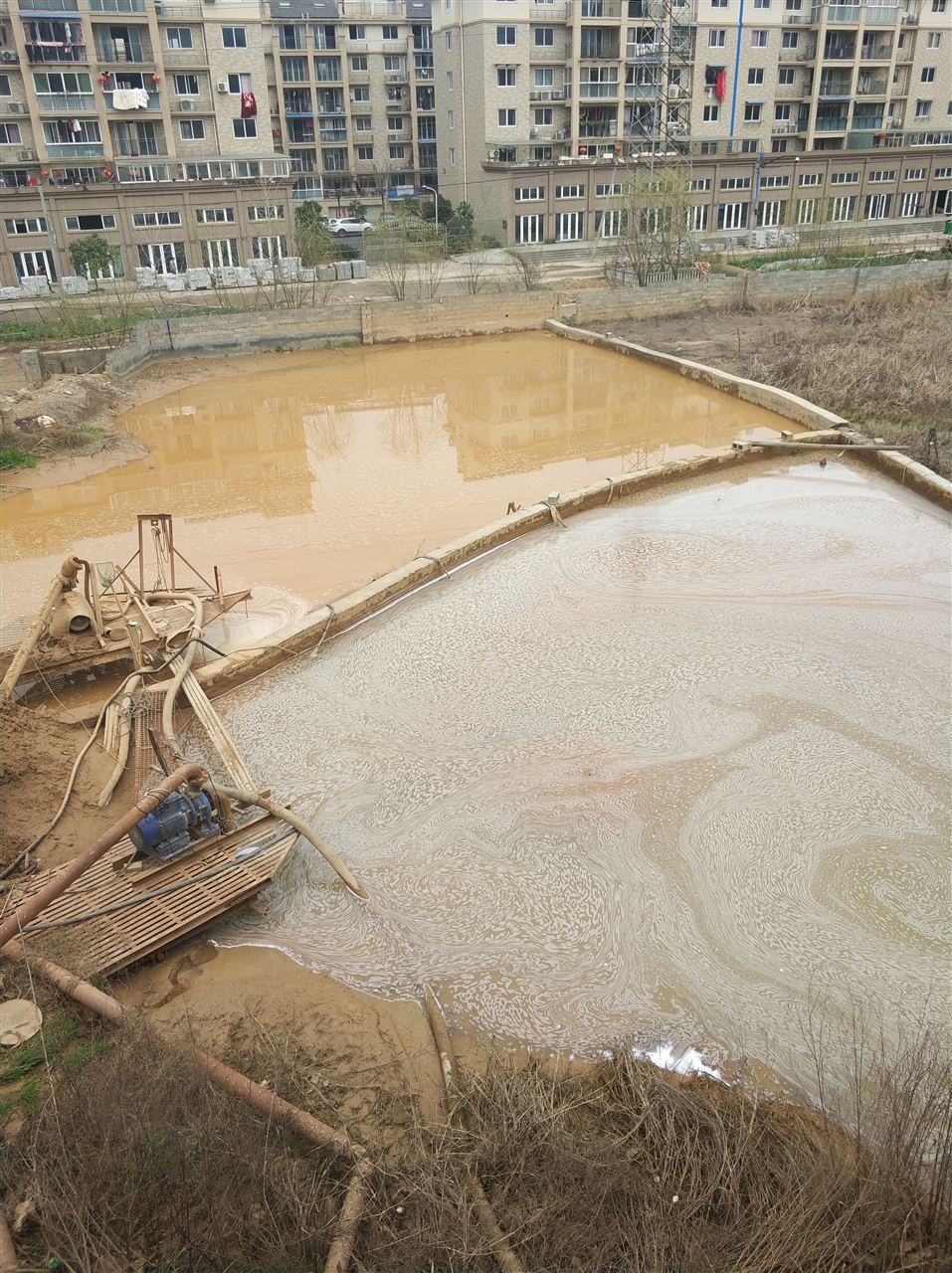 淄博沉淀池淤泥清理-厂区废水池淤泥清淤