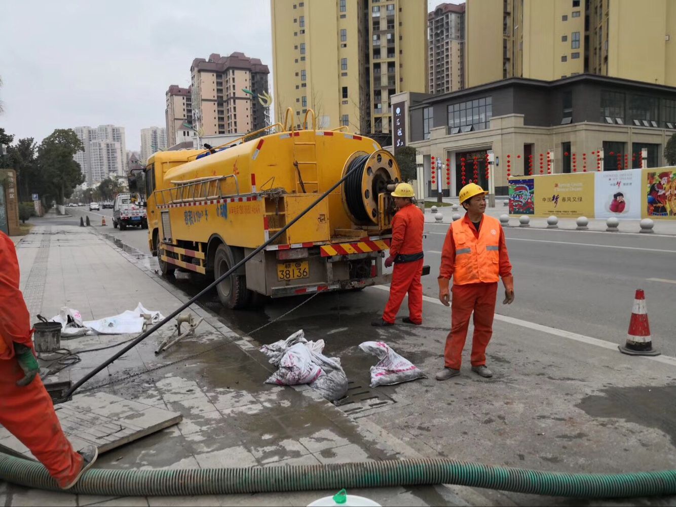 淄博排污管道清淤-管道清洗